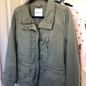 Madewell denim field jacket, sz L